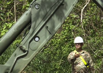 471st Engineer Company help provide better passage on roadways in Puerto Rico