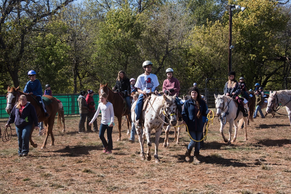 OK National Guard children take a ride at 6th Annual Horseback Heroes