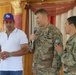 Lt. Gen. Jeffrey Buchanan meets Mayor Carlos Molina in Arecibo