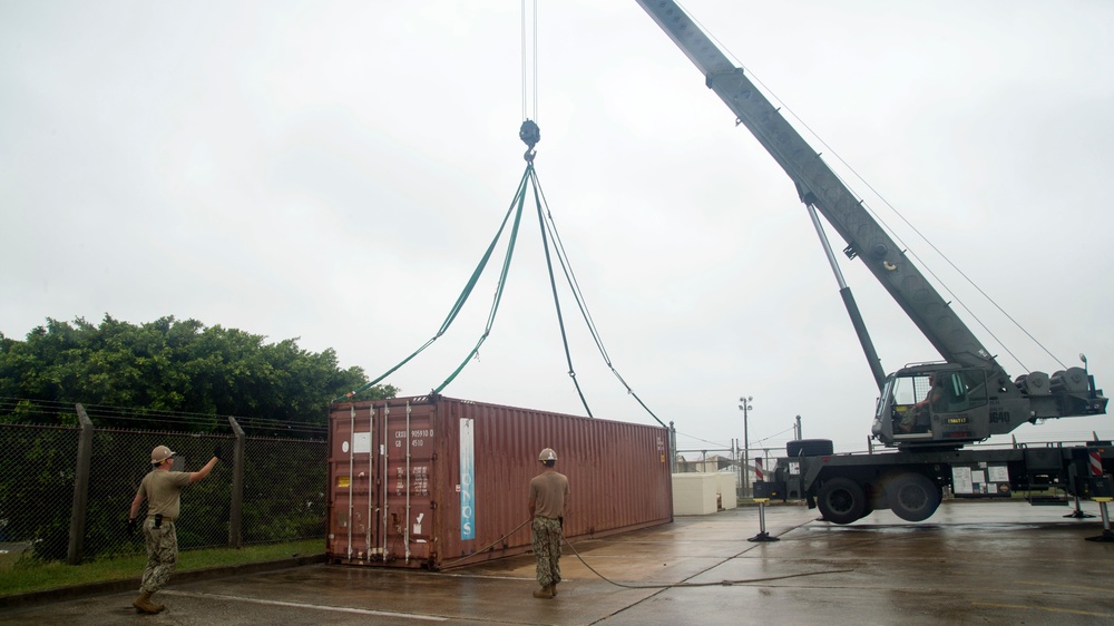 NMCB 4 Conducts Crane Operations