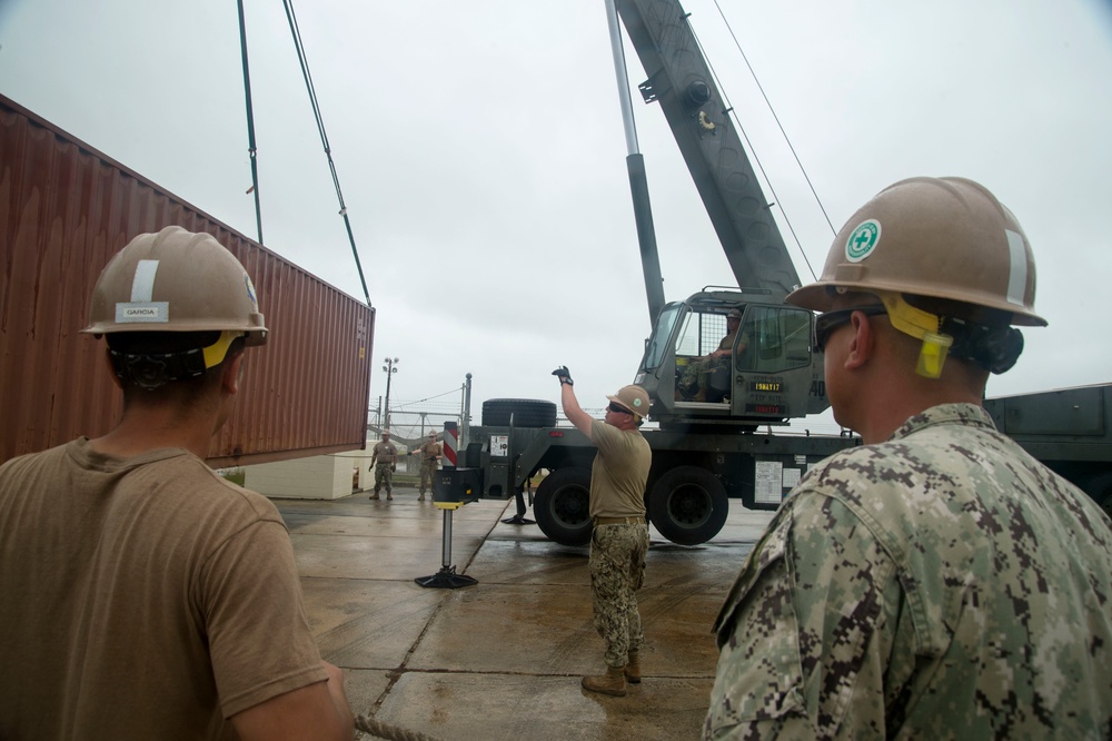 NMCB 4 Conducts Crane Operations