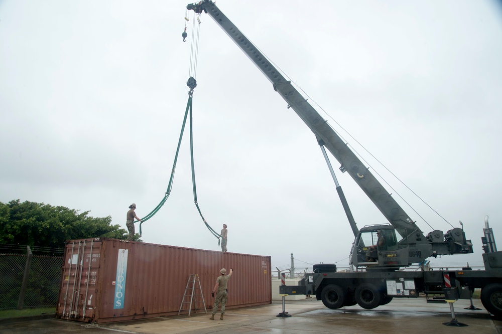 NMCB 4 Conducts Crane Operations