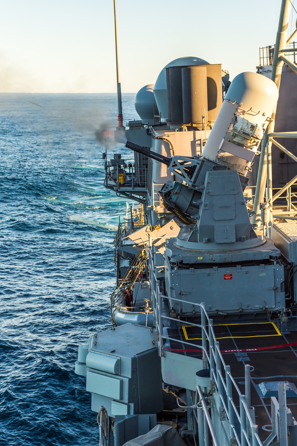 USS Mobile Bay Missile Exercise