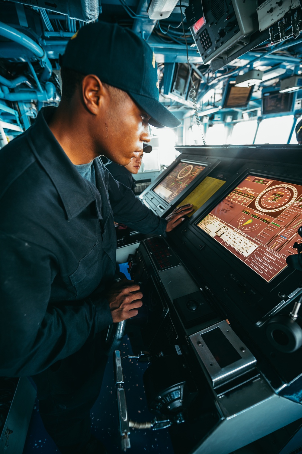 USS Mobile Bay Missile Exercise