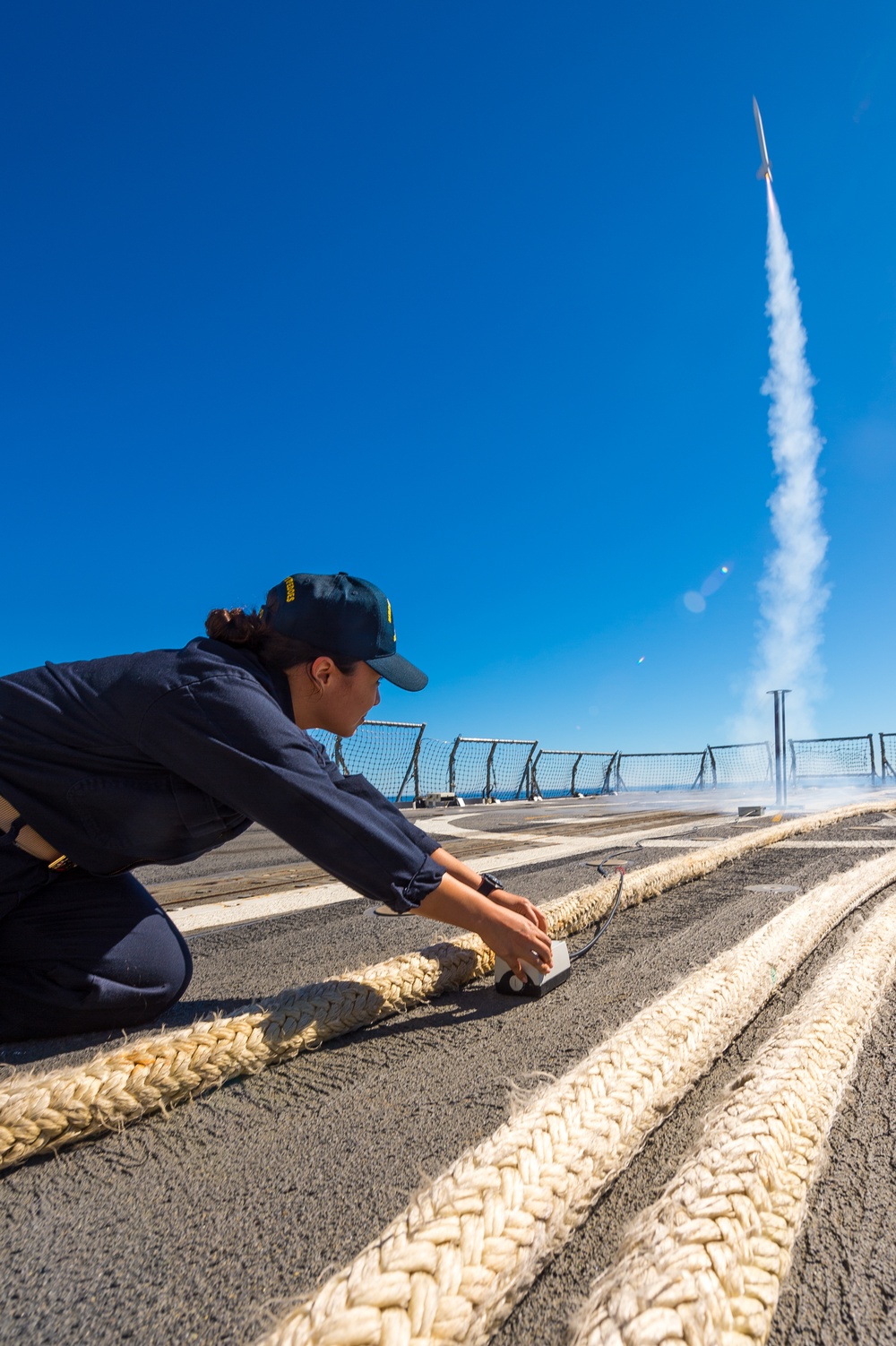 USS Mobile Bay Missile Exercise