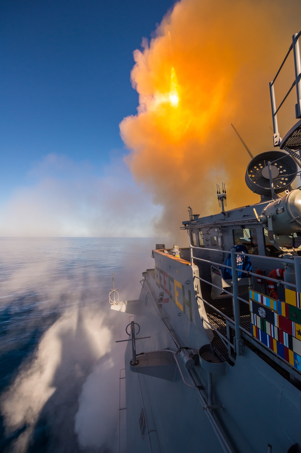 USS Mobile Bay Missle Exercise