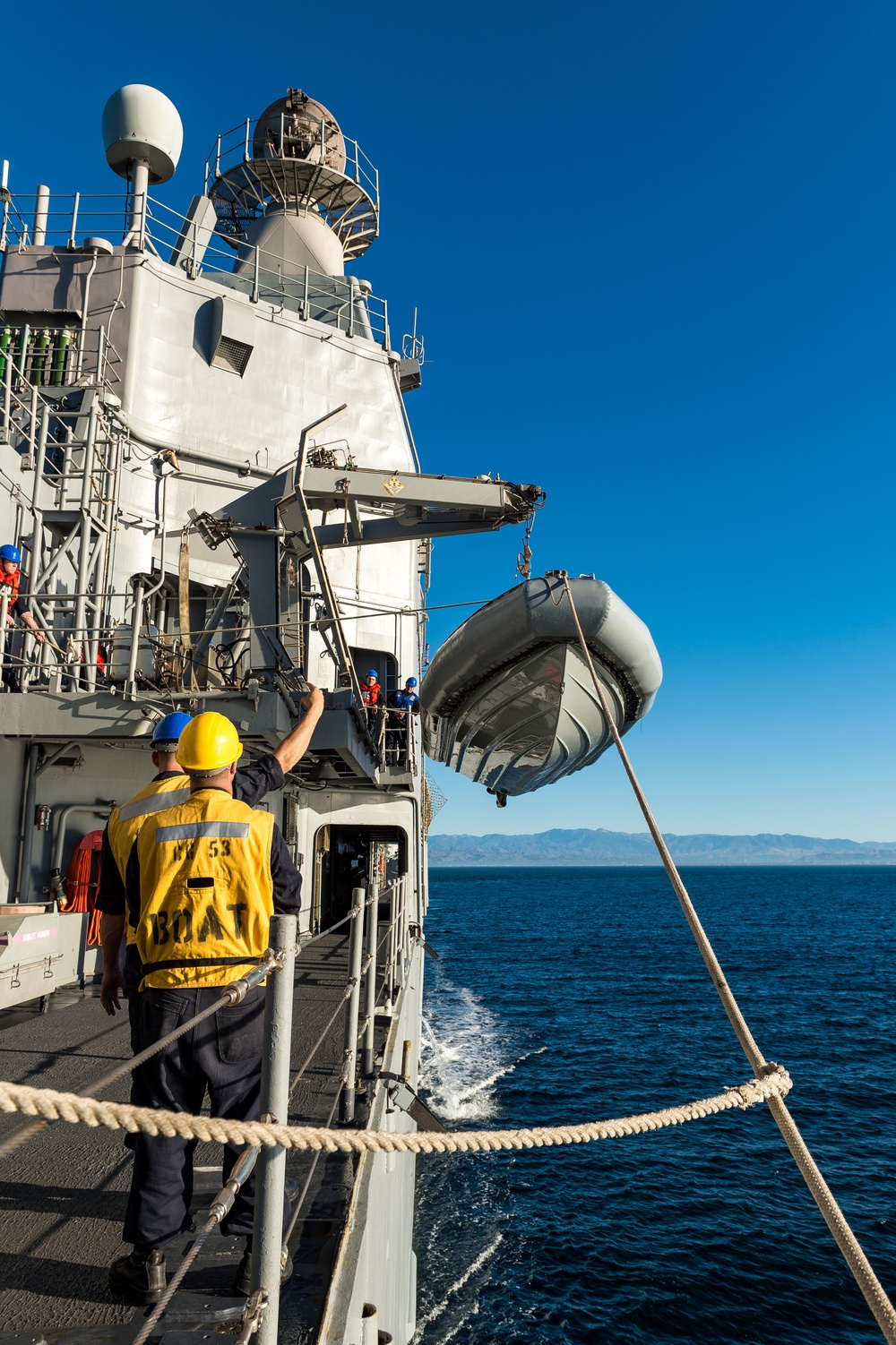 USS Mobile Bay Missile Exercise