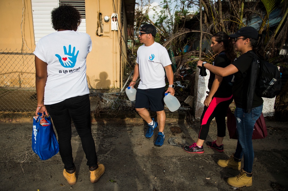 Hurricane Maria: Food and Water Distribution in Humacao