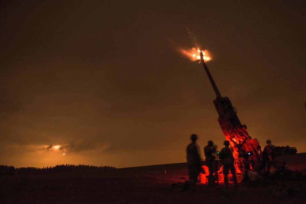 Artillery Night Fire
