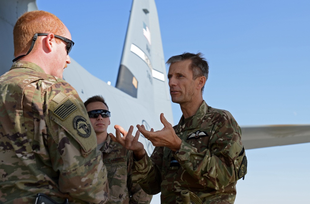 RAF pilot visits 755th EAS