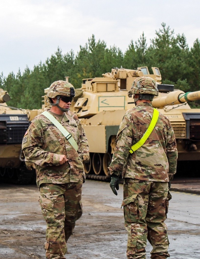 Sustainment community flexes muscle during armor rotation