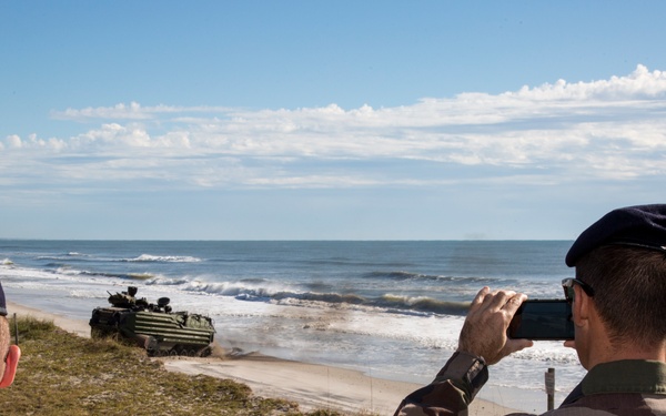 Bold Alligator 2017 Distinguished Visitors Observance