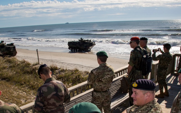 Bold Alligator 2017 Distinguished Visitors Observance