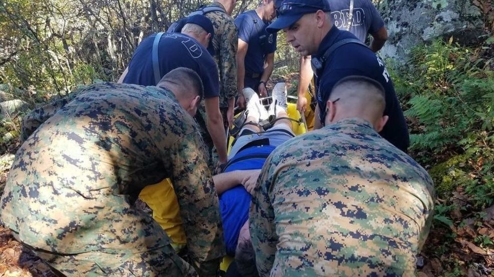 Lynchburg Marines assist local first responders at Sharp Top Mountain