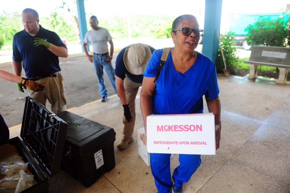 Medical supplies delivered to remote Puerto Rican island hospital