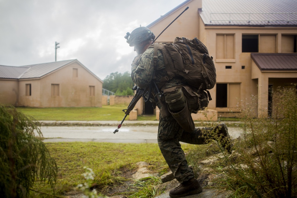 U.S. Marines and Coalition Forces takeover MOUT Lejeune