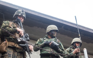 U.S. Marines and Coalition Forces takeover MOUT Lejeune
