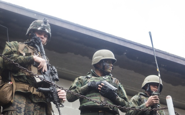 U.S. Marines and Coalition Forces takeover MOUT Lejeune