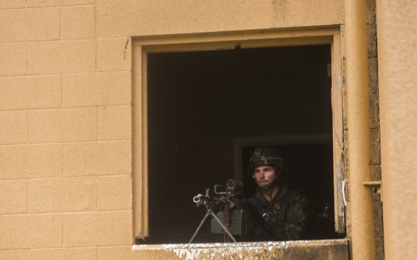 U.S. Marines and Coalition Forces takeover MOUT Lejeune