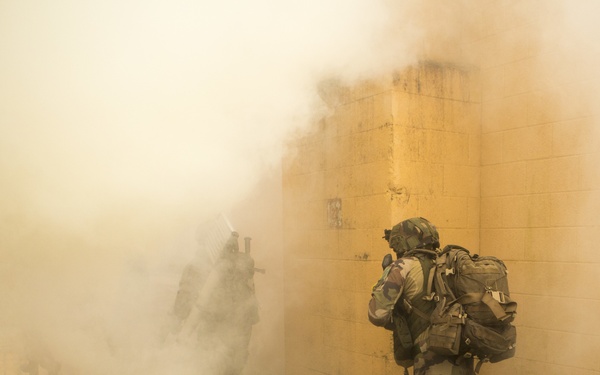 U.S. Marines and Coalition Forces takeover MOUT Lejeune