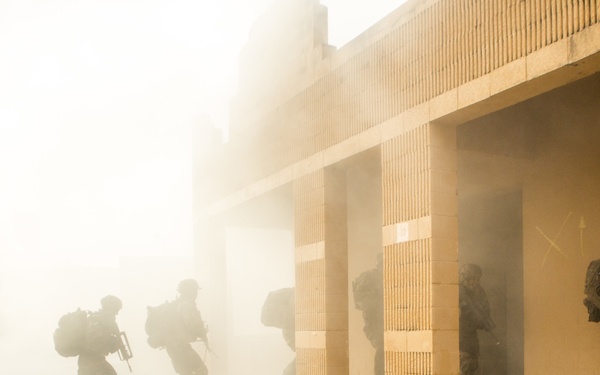 U.S. Marines and Coalition Forces takeover MOUT Lejeune