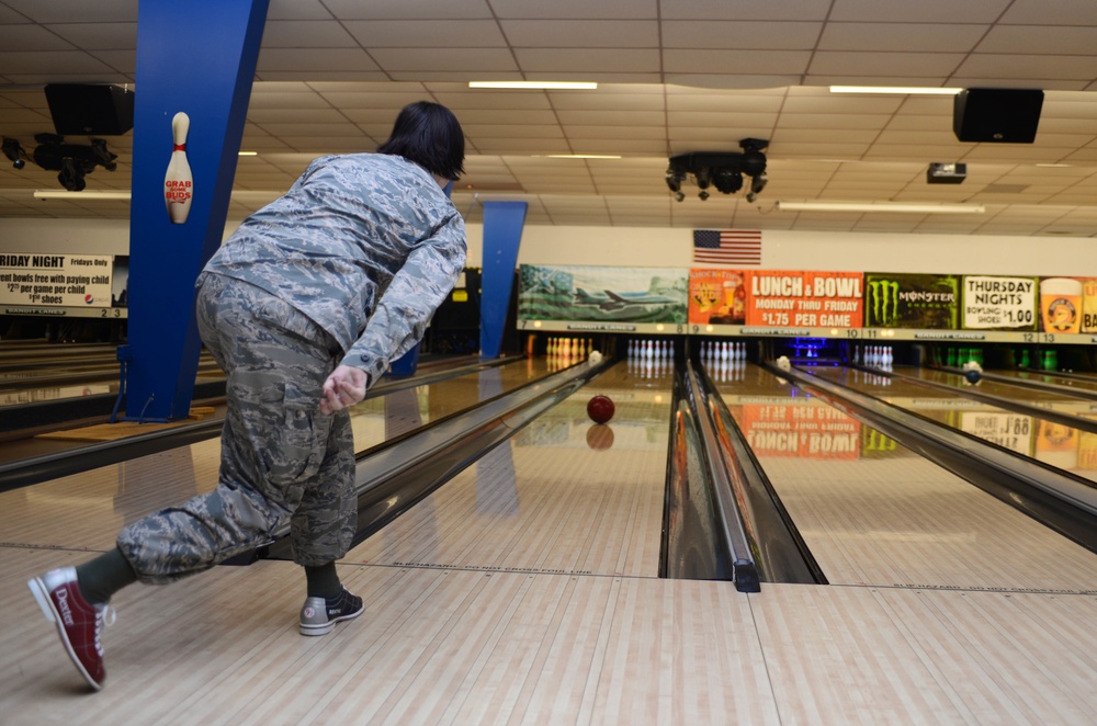 Family Advocacy Program hosts Domestic Violence Month bowling event