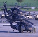 2-227th Aviation Regiment, 1st Air Cavalry Brigade helicopters arrive at Katterbach Army Airfield in Ansbach, Bavaria, Germany