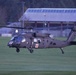 2-227th Aviation Regiment, 1st Air Cavalry Brigade helicopters arrive at Katterbach Army Airfield in Ansbach, Bavaria, Germany