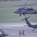 2-227th Aviation Regiment, 1st Air Cavalry Brigade helicopters arrive at Katterbach Army Airfield in Ansbach, Bavaria, Germany