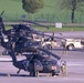 2-227th Aviation Regiment, 1st Air Cavalry Brigade helicopters arrive at Katterbach Army Airfield in Ansbach, Bavaria, Germany