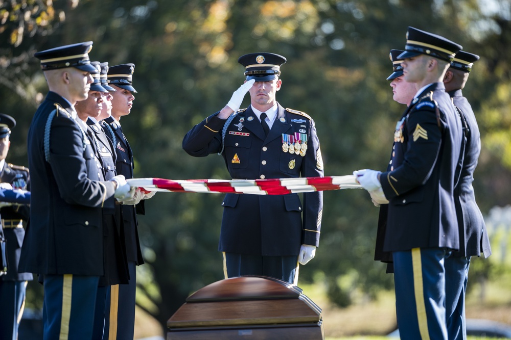 Graveside Service of U.S. Army Staff Sgt. Bryan Black in Section 60 of Arlington National Cemetery