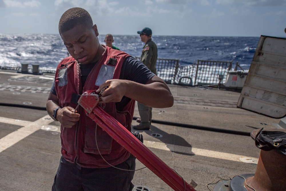 USS Halsey deployment