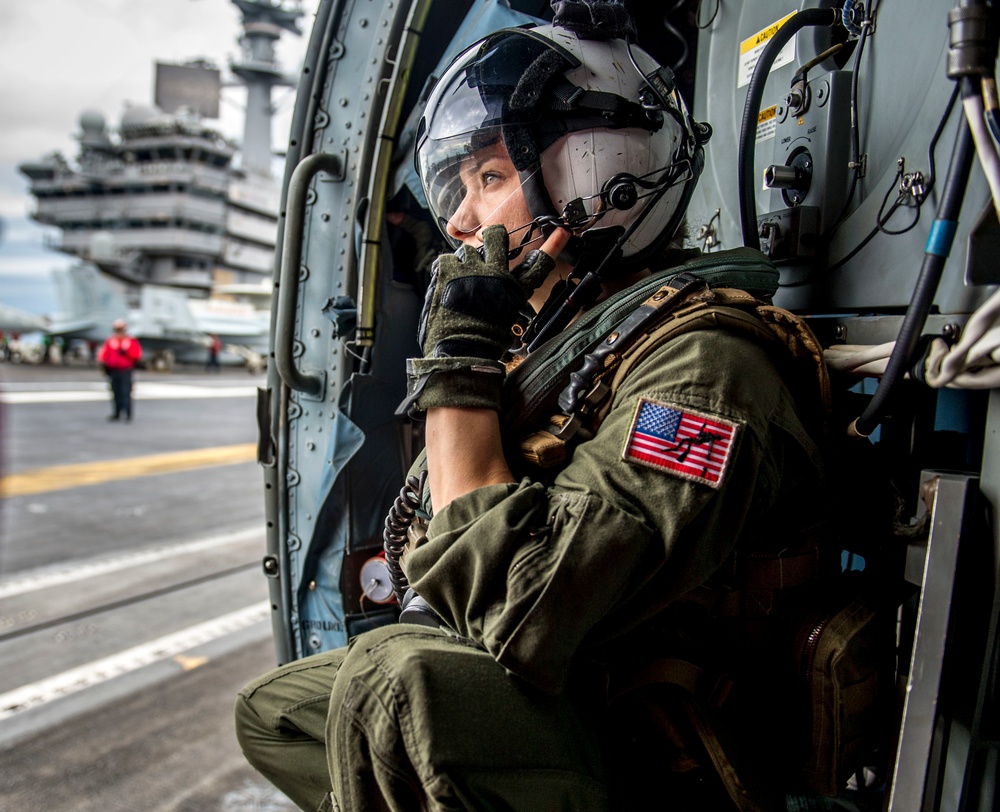 GHWB is the flagship of Carrier Strike Group (CSG) 2, which is comprised of the staff of CSG-2; GHWB; the nine squadrons and staff of Carrier Air Wing (CVW) 8; Destroyer Squadron (DESRON) 22 staff and guided-missile destroyers USS Laboon (DDG 58) and USS