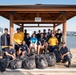 USS Bonhomme Richard (LHD 6) Sailors participate in base waterfront clean up