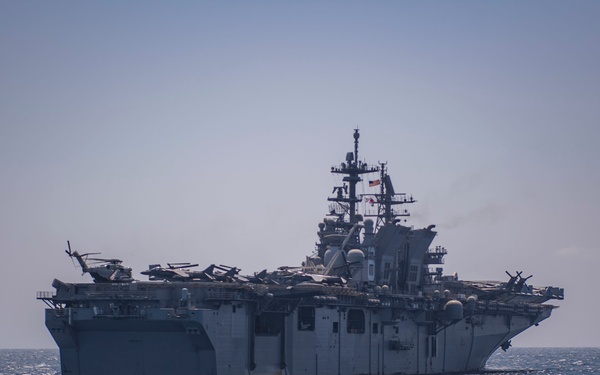 USS America (LHA 6) steams in the Gulf of Aden