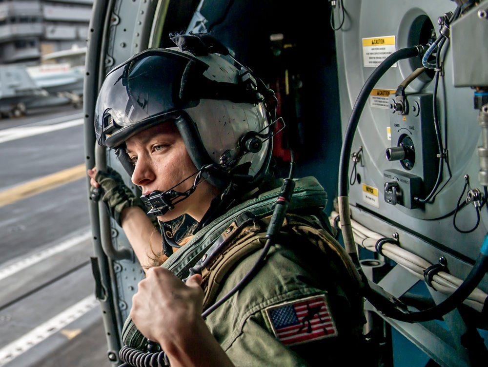 GHWB is the flagship of Carrier Strike Group (CSG) 2, which is comprised of the staff of CSG-2; GHWB; the nine squadrons and staff of Carrier Air Wing (CVW) 8; Destroyer Squadron (DESRON) 22 staff and guided-missile destroyers USS Laboon (DDG 58) and USS