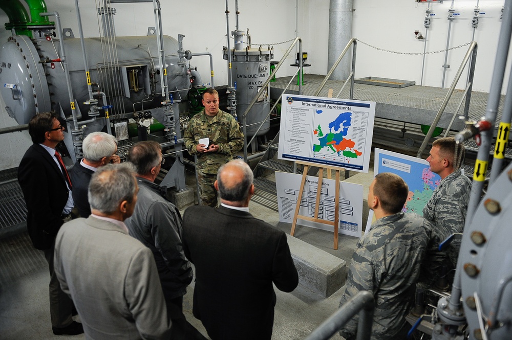 CEPS stops by Ramstein for NATO Pipeline Tour