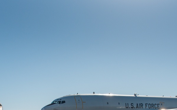 E-3 Sentry AWACS and E-8C Joint STARS working together