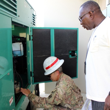 Prime Power and Corps Teams provide generator assessments to guide Virgin Islanders