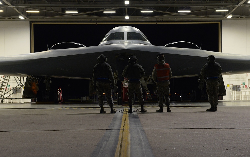 B-2 Spirit conducts long-range mission to the Pacific