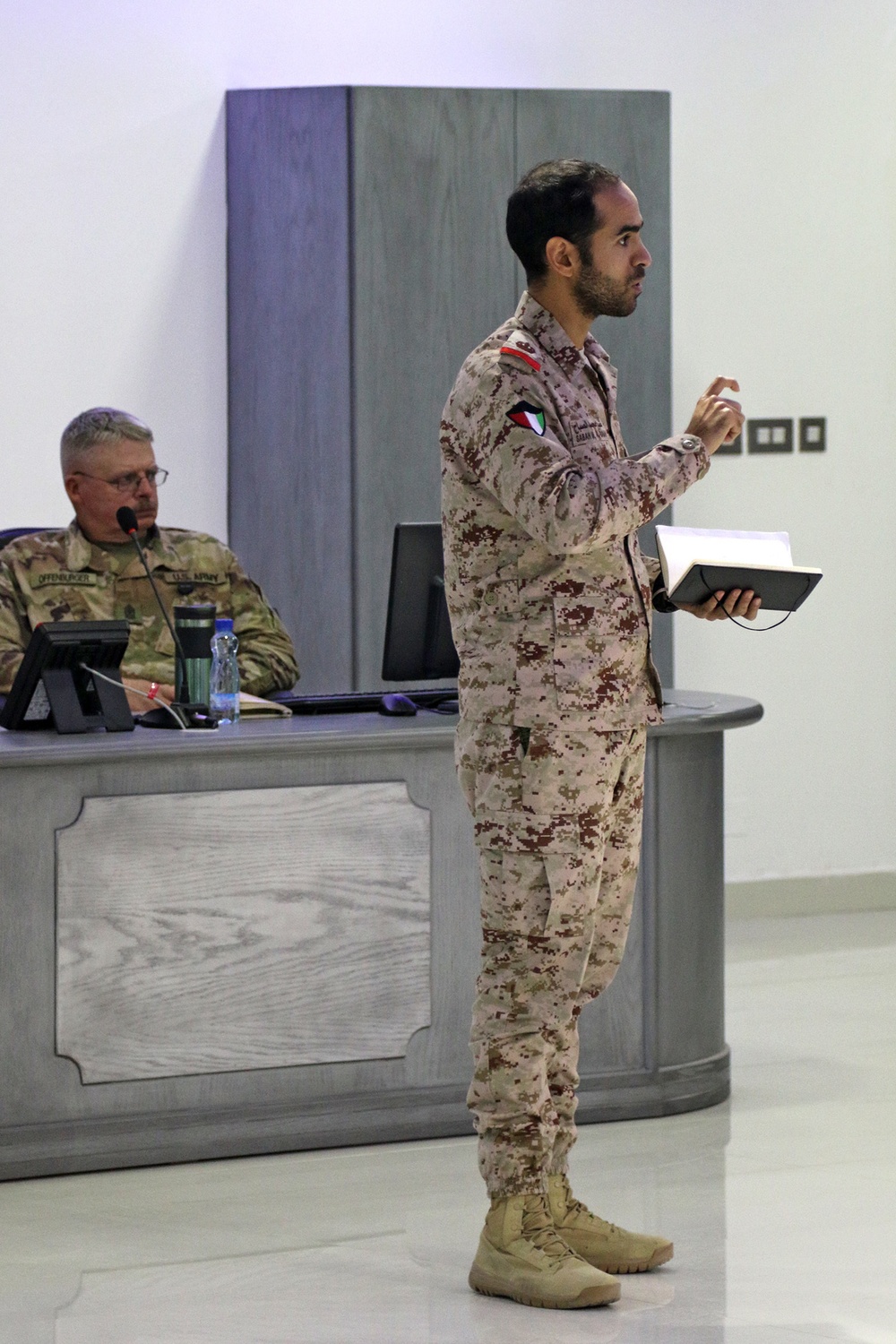 KLF and 35th Inf. Div. Soldiers conduct after action review