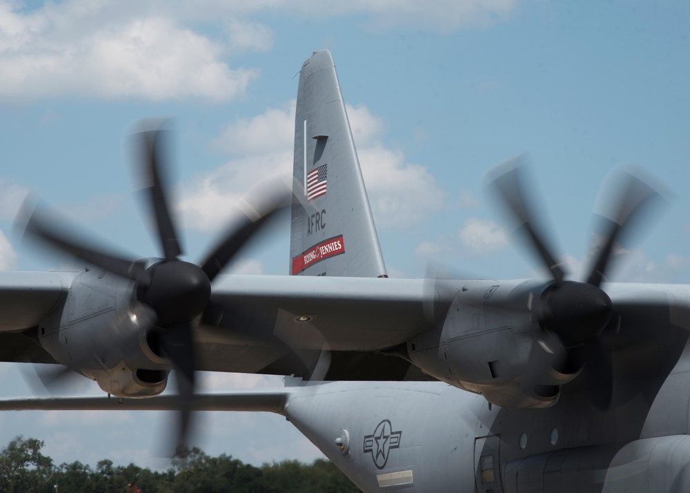 Flying Jennies support hurricane relief efforts, transport patients