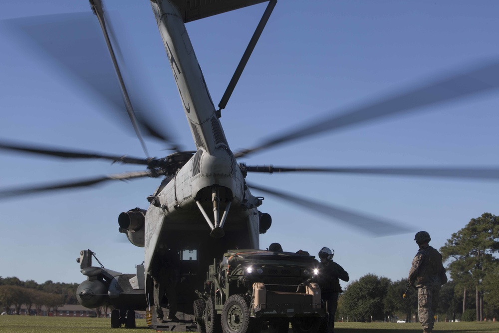 Fire from the sky: Marines fire mortars as part of Exercise Bold Alligator