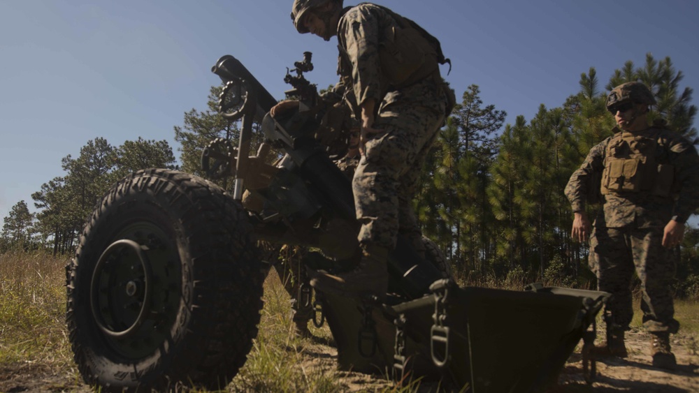 Fire from the sky: Marines fire mortars as part of Exercise Bold Alligator