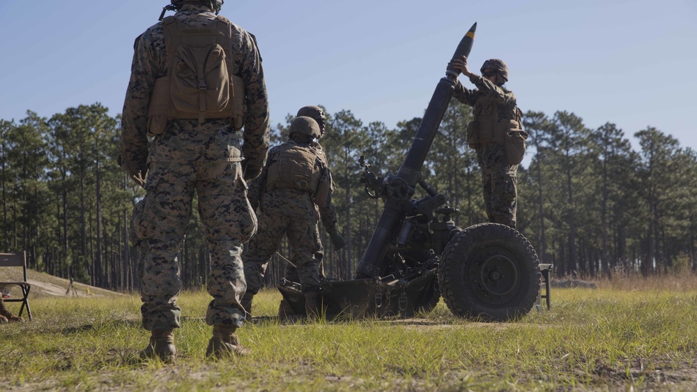 Fire from the sky: Marines fire mortars as part of Exercise Bold Alligator