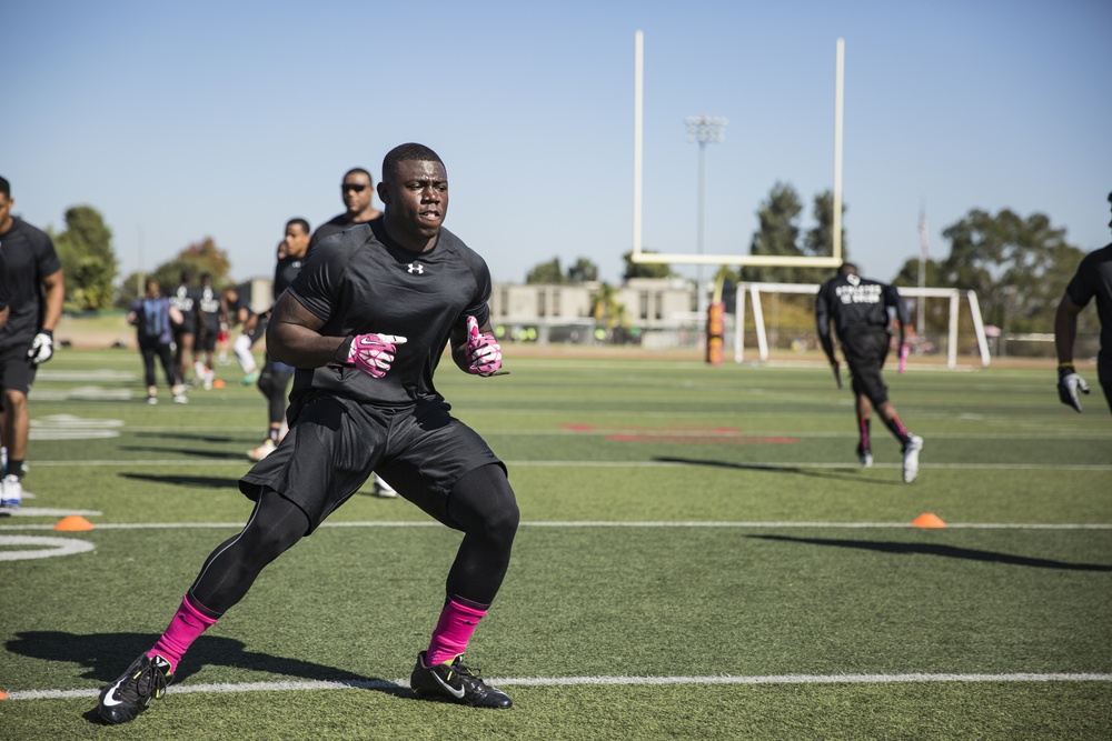 football combine training