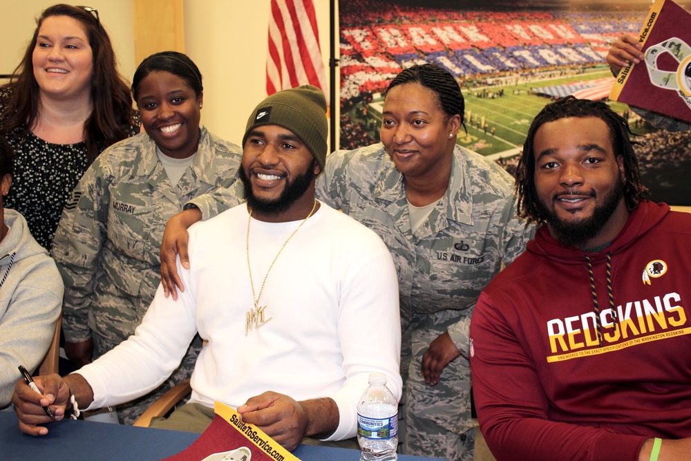 Redskins players learn the many perspectives of the Capital Guardians