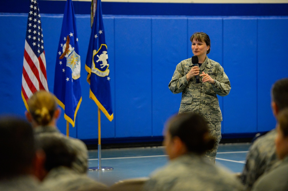 Schriever shares super powers for Wingman Day