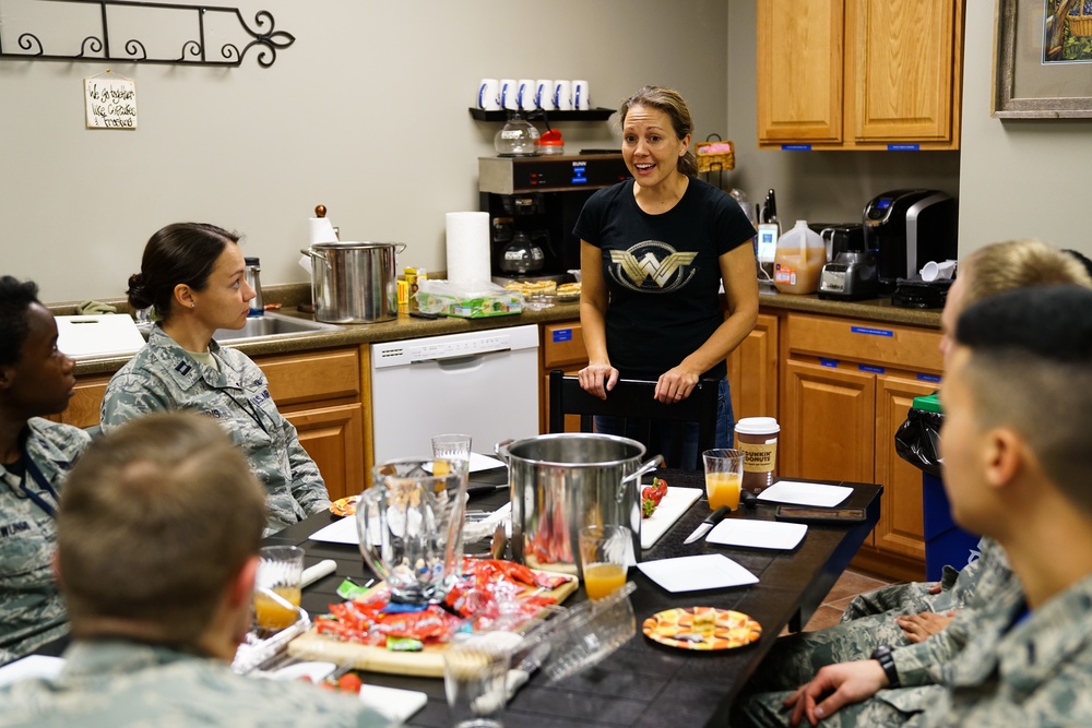 Schriever shares super powers for Wingman Day