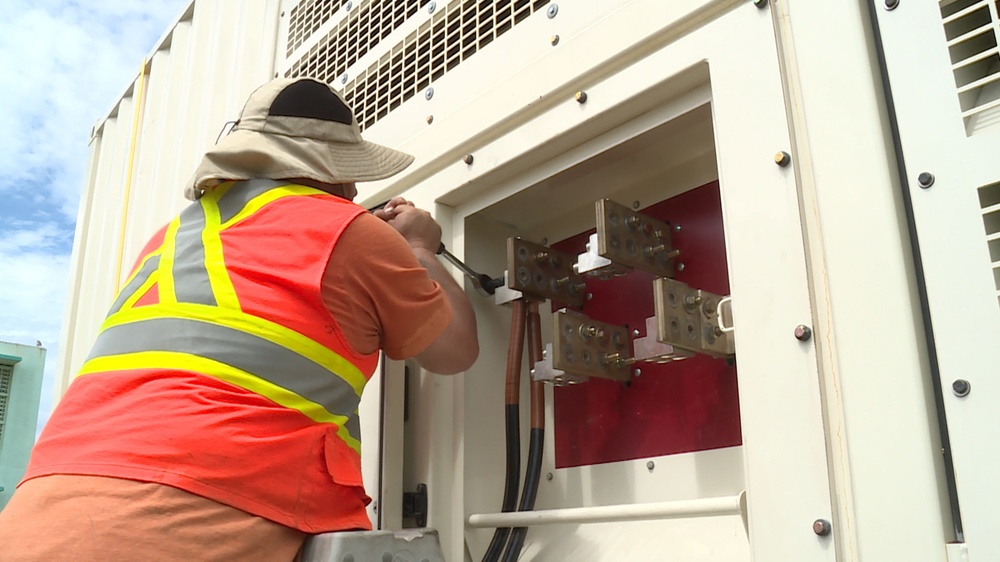 U.S. Army Corps of Engineers Emergency Temporary Power Team sets new record for generator installations in Puerto Rico